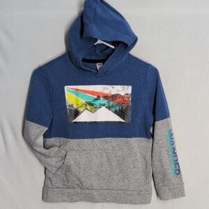 Old Navy Blue and Gray Stretch Hoodie